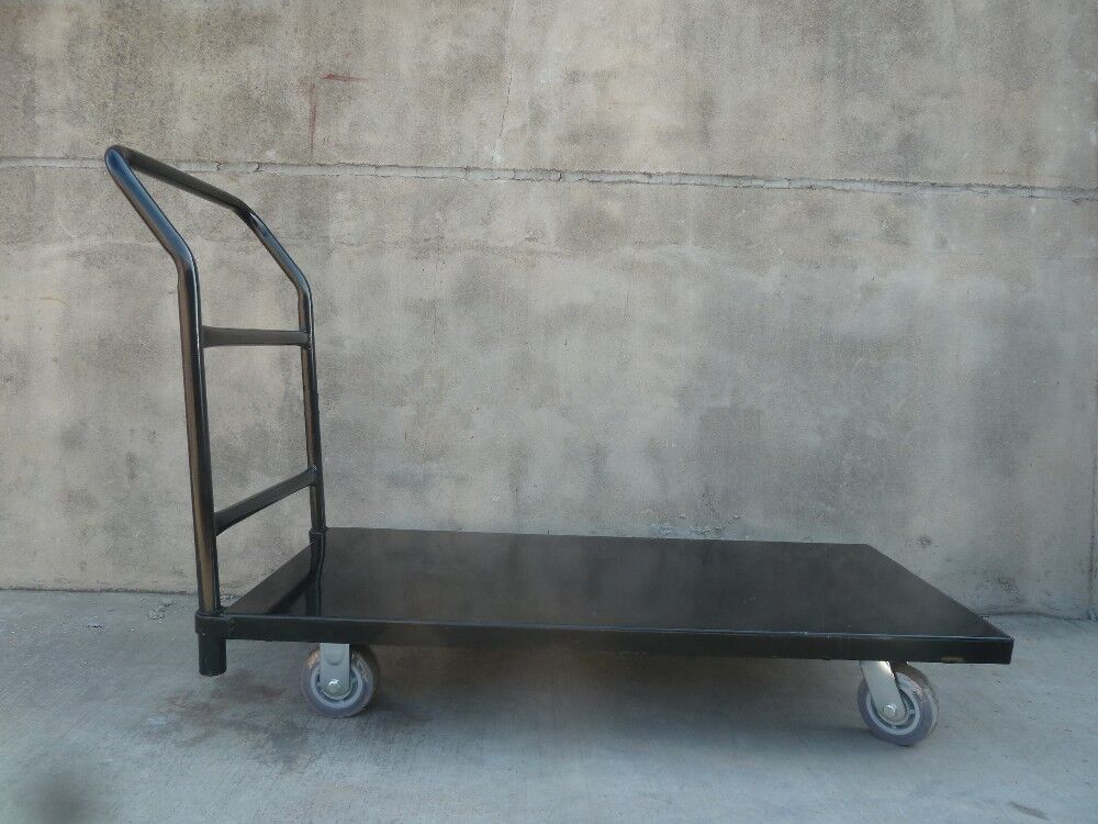 Heavy Duty Steel 4 Wheels Platform Hand Cart/Truck/Trolley