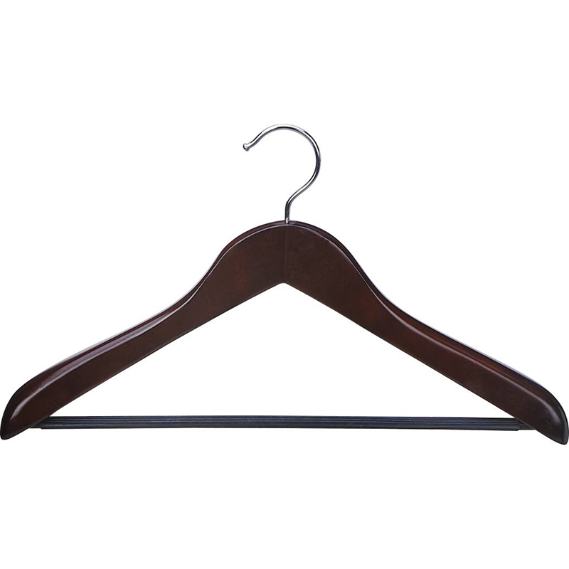 Popular Pants Male Hanger Wooden with Slip Bar