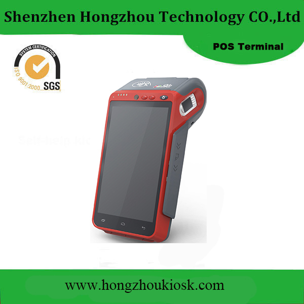 All in One Touch Screen Mobile POS Printer with Barcode Scanner