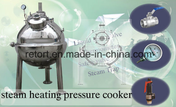 Stainless Steel Pressure Cooker (vacuum jacketed cooker)