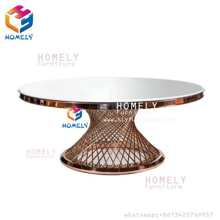 Home Furniture Modern Dining Sets Stainless Steel Glass Dining Table