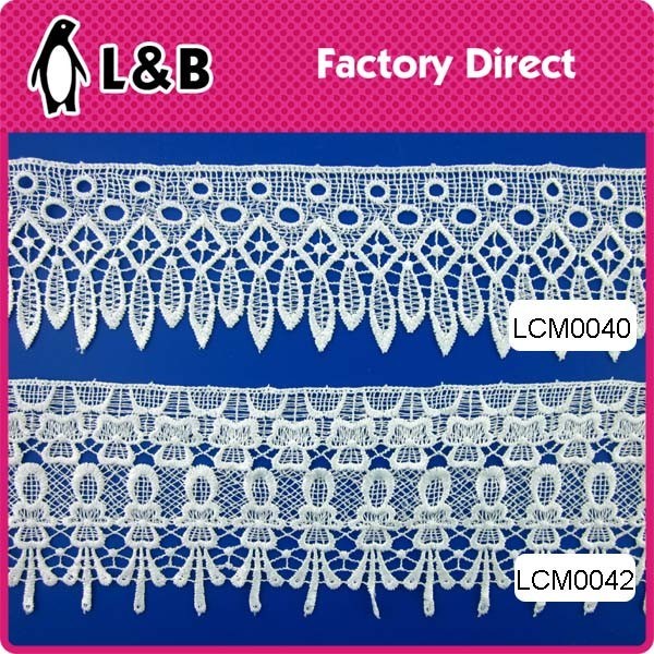 High Quality New Design Popular Embroidery Chemical Lace