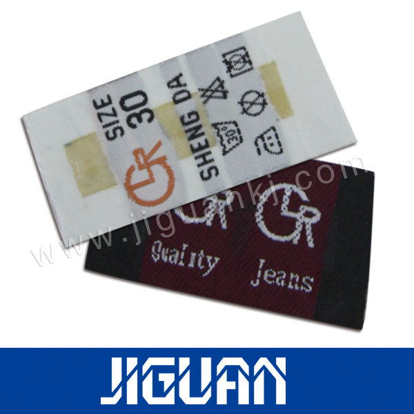 Custom Printed Garment Cloth Woven Fabric Label