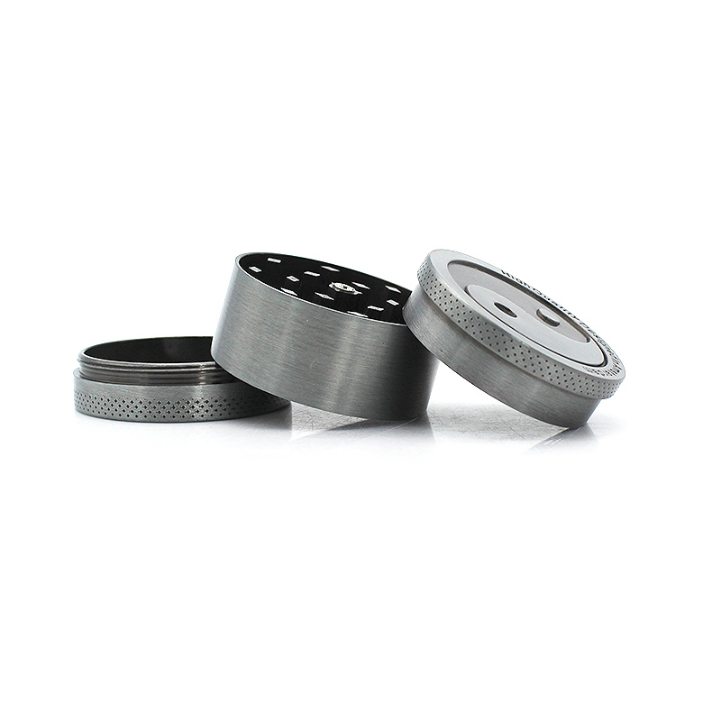 42mm Silver 4layers Zinc Alloy Herb Grinder