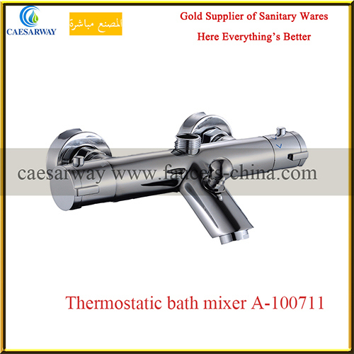 Brass Thermostatic Bathtub Bathroom Water Faucet Mixer