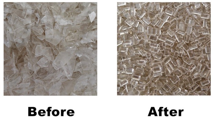 Haisi Extrusion Plastic Pelletizing Pet Flakes Recycling Machine