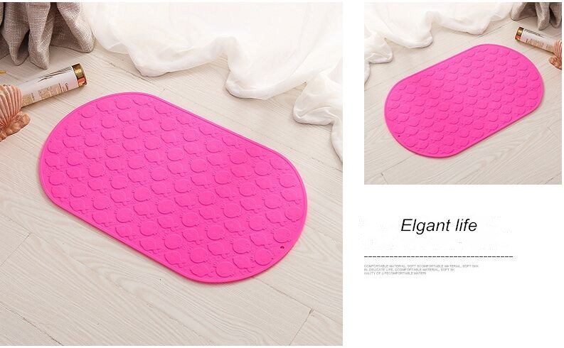 Food Grade Reused Silicone Bath Mat, Heated Bath Mats, Padded Bath Mat