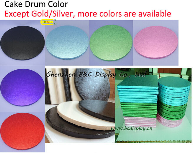 Lovely Maousse Mini Corrucaged Cake Boards, Cake Drums, Cake Plates with SGS (B&C-K064)
