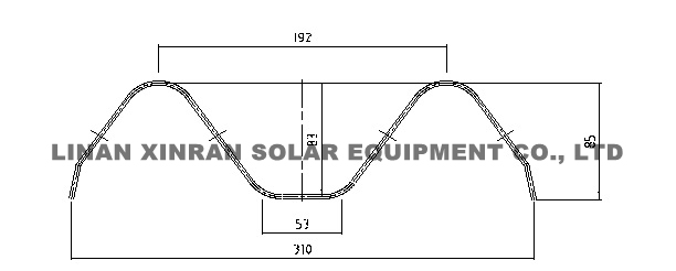 Two Waves Highway Guardrail Cold Roll Forming Machine