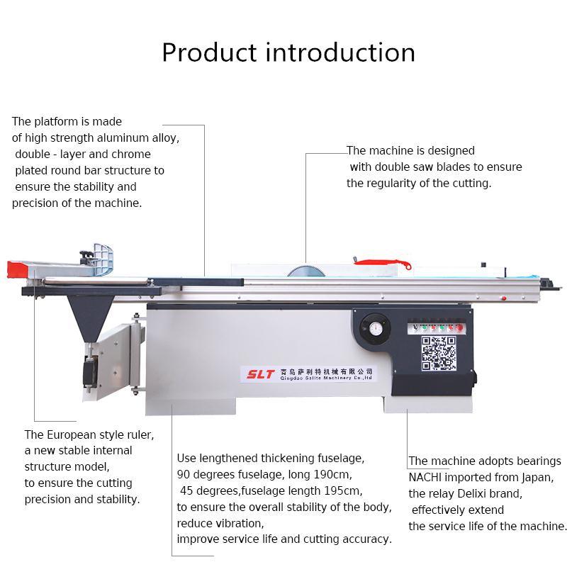 Sliding Table Panel Saw Mj6132 From Salite Factory