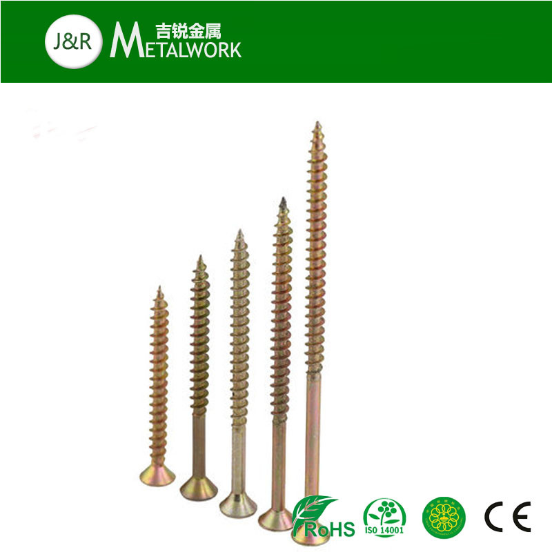 Galvanized Zinc Plated Flat Head Cross Recess Chipboards Drywall Screw