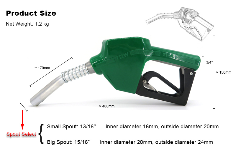 Opw Type 11A Automatic Fuel Dispenser Nozzle (TDW 11A)