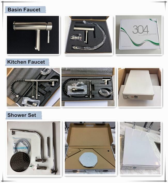 Deck Mounted Hot and Cold Bathroom Basin and Bathtub Faucet