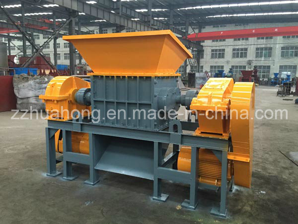 High Efficient Shredder/ Double Shaft Plastic Shredding Machine