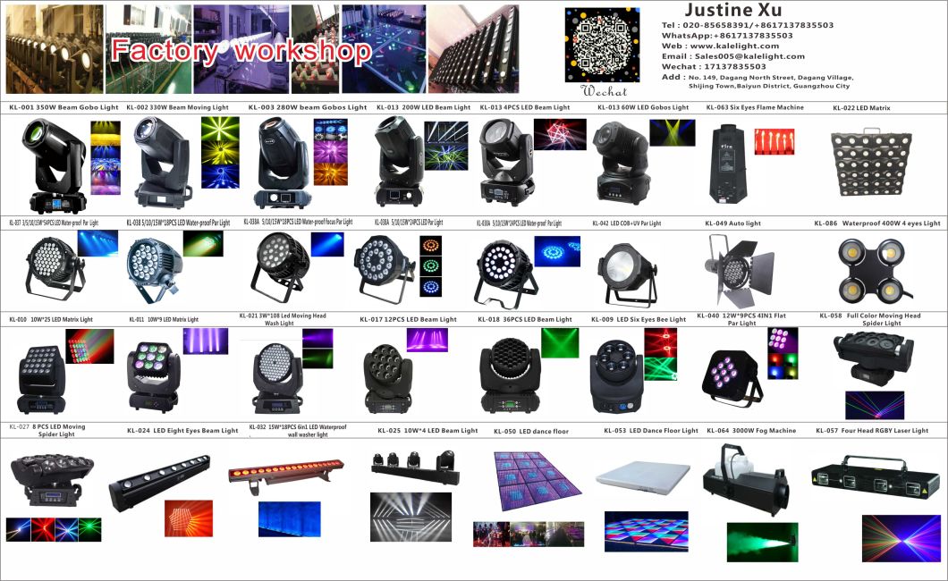 12PCS 10W LED Moving Head Stage Party DJ Disco Light