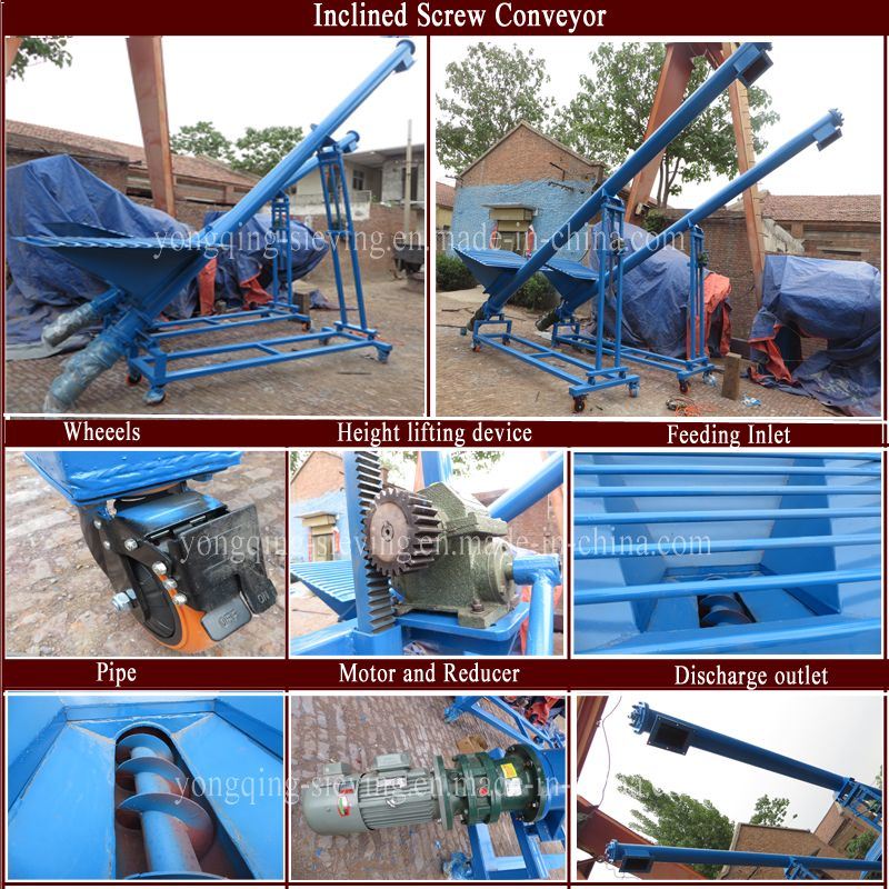 China Manufacturer Price Auger Roller Screw Conveyor Elevator (LS160)