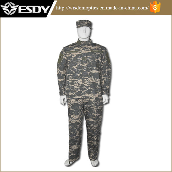 Tactical Men's Army Military Green Color Acu Uniform Painball Camouflage