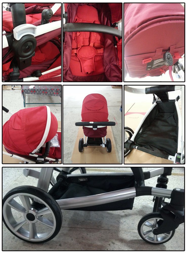 New Design Aluminum Foldable Luxury Landscape Baby Stroller with En1888