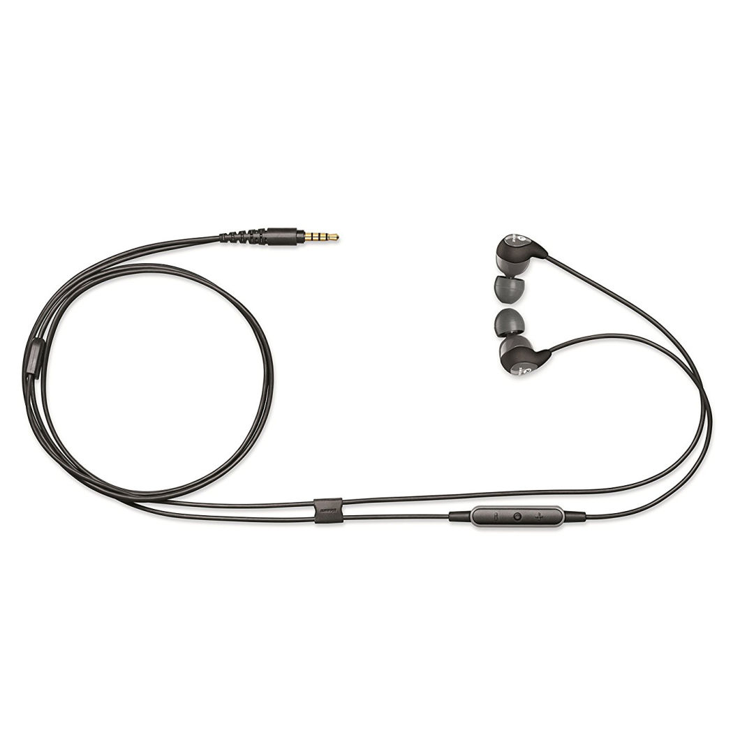 Sound Isolating Earphones with Remote Microphone Compatible with Apple