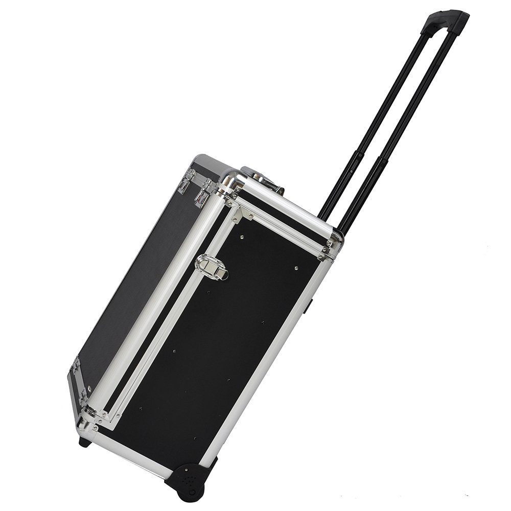 Hard Side Make up Rolling Barber Tool Cosmetic Trolley Case