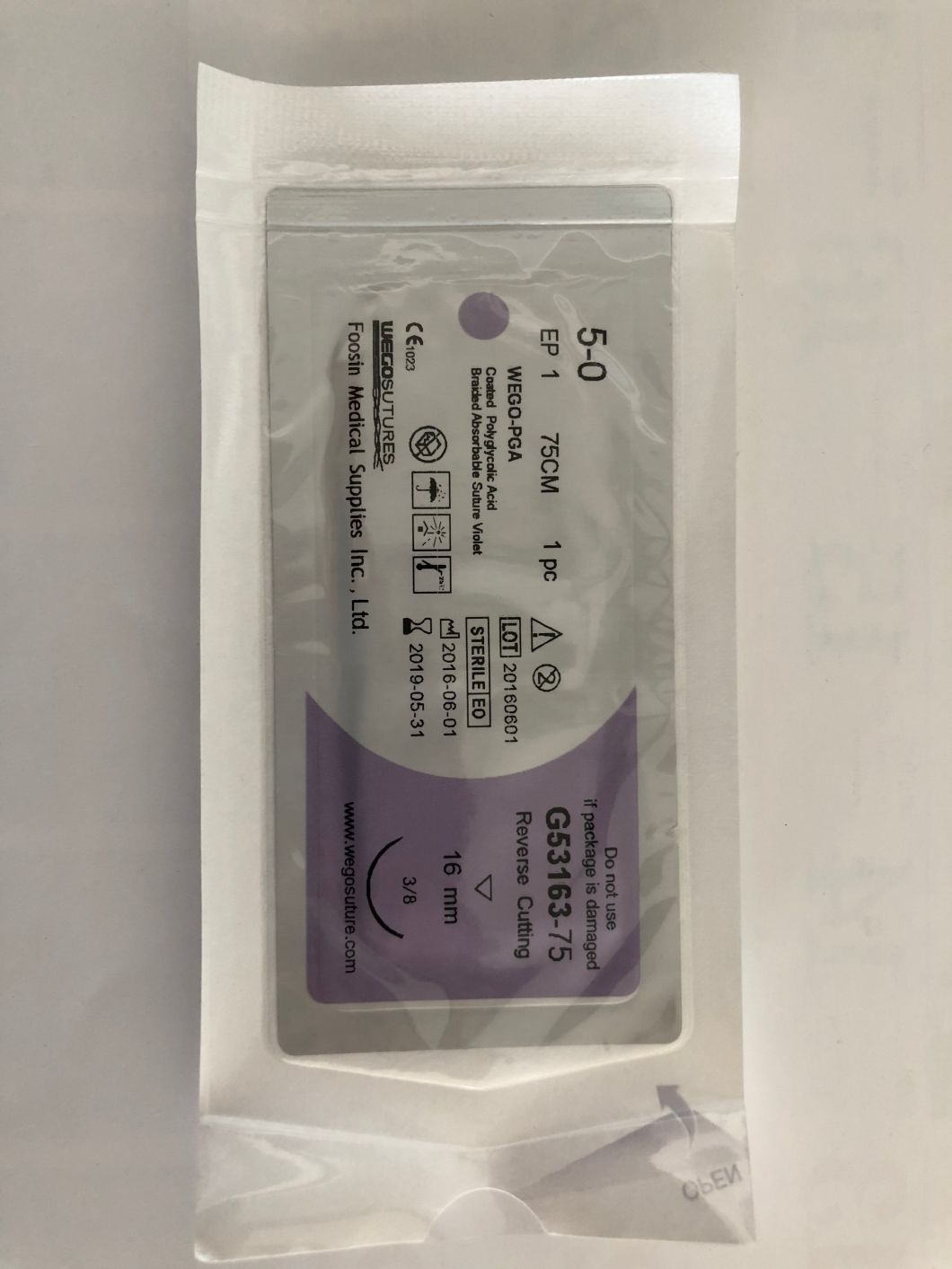 Wego High Quality PGA Surgical Sutures