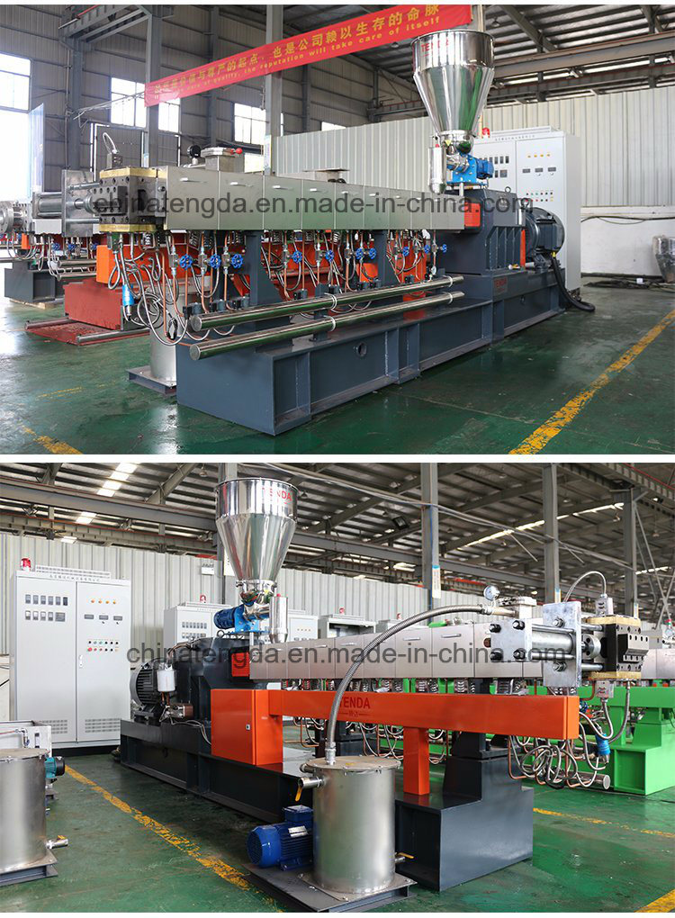 Twin Screw Plastic Granulation Compounding Extruder Machine From Tenda