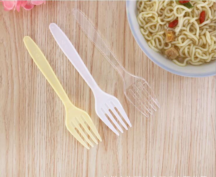 Eco-Friendly Corn Starch Disposable Plastic Fork for Bread Dinner