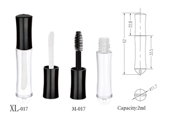 Luxury Makeup Packaging Magnetic Matte Mascara Plastic Tube for Makeup