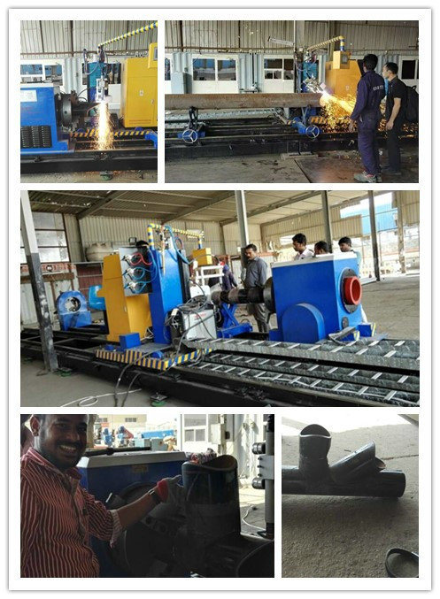 CNC Square Tube and Pipe Cutting Machine with a Accuracy Bevel Angle