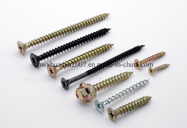 Phillips Bugle Head Coarse Thread Zinc Plated Wood Screw