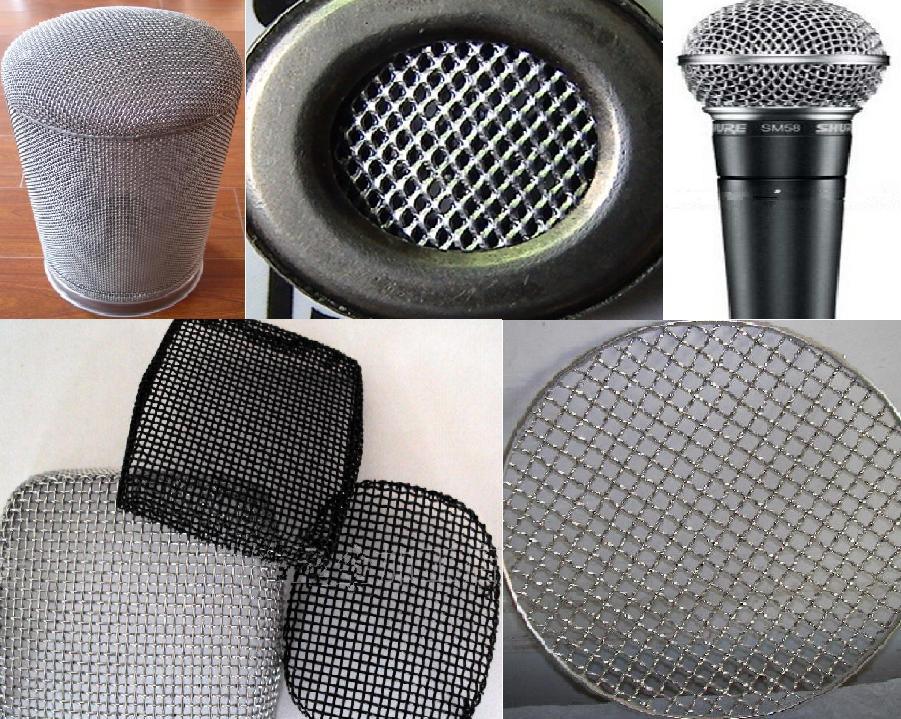 Crimped Wire Mesh for Microphone Cover