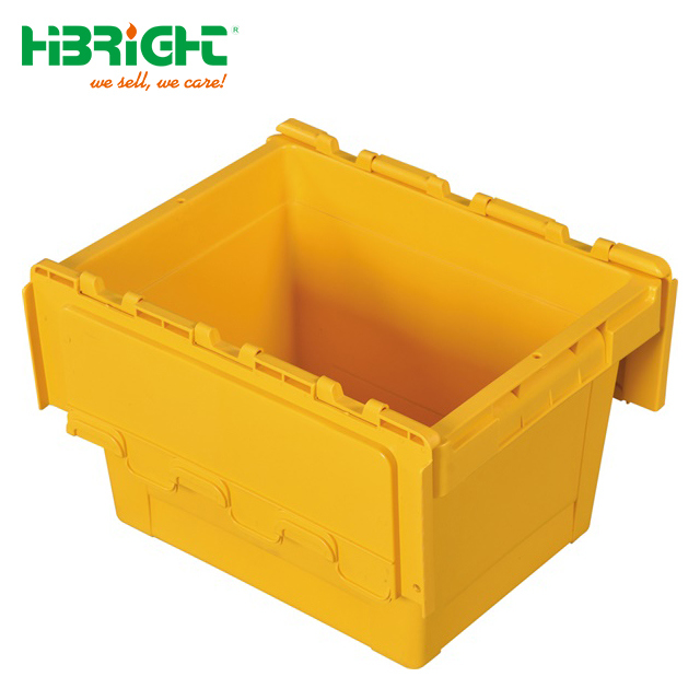 Folding Collapsible Stackable Plastic Moving Logistic Crate for Sale