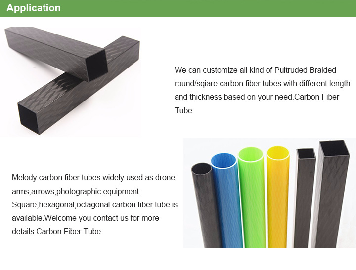 3K Telescopic Extension Insulation Carbon Fiber Tube