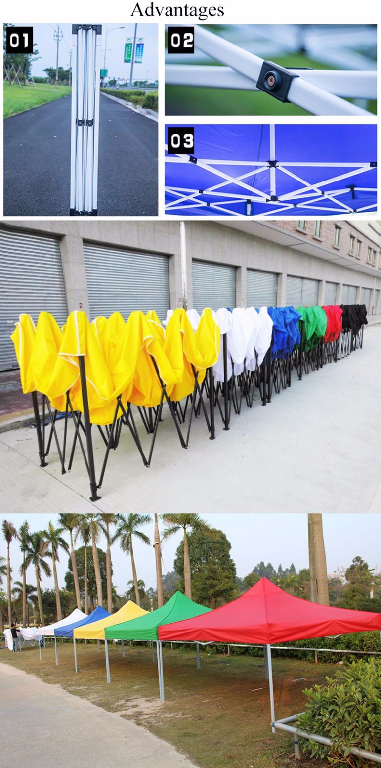 40mm Aluminum Gazebo Popup Branded Marquee Advertising Promotion Folding Tent