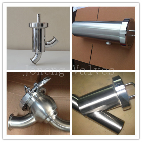 Stainless Steel Food Grade Inox Angle Filter Pipe Fitting (JN-ST2008)