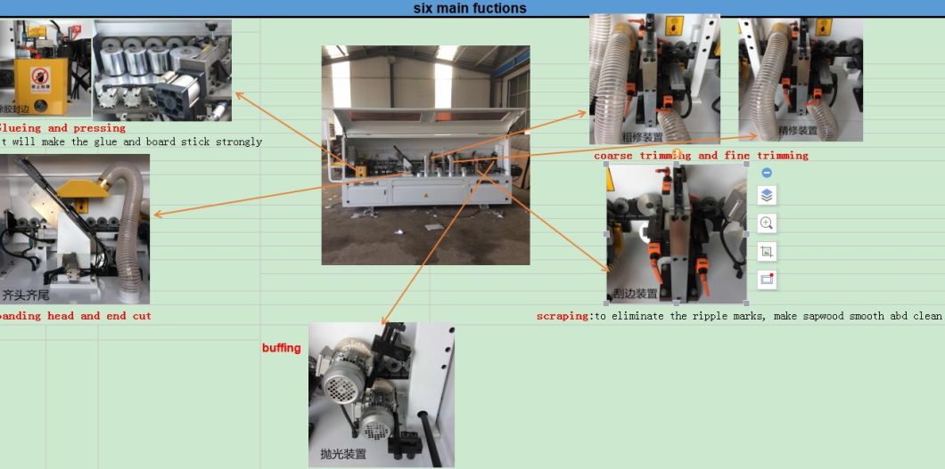 Semi Automatic Tape Edge Banding Machine for Particle Board