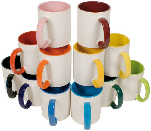 11oz Sublimation Blank Color Ceramic Mug Porcelain Mug Magic Cup