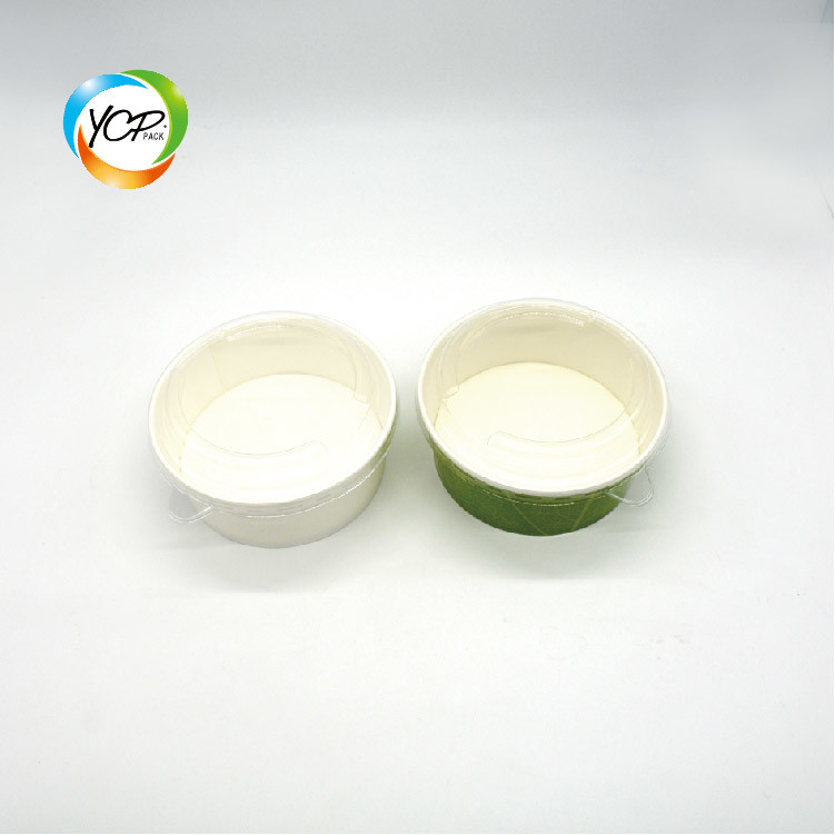 Hot Sale Disposable Custom Printed Take Away Paper Salad Bowl