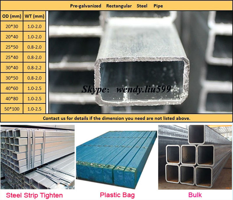 Cold Formed ERW Square Metal Pipe and Tube