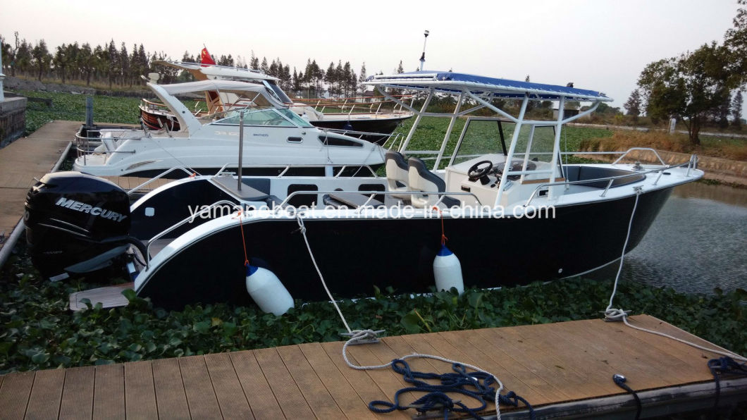 8.2m All Welded Center Console Aluminum Fishing Boats Ce Certificated