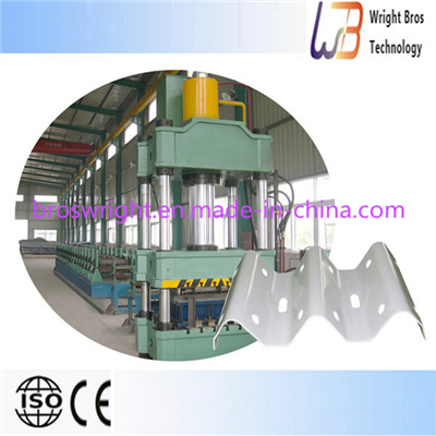 Steel Highway Guardrail Roll Forming Machine