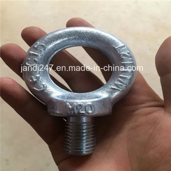 Galvanized Zinc DIN580 M16 Eye Bolt Screw Ring-Pull Guangzhou