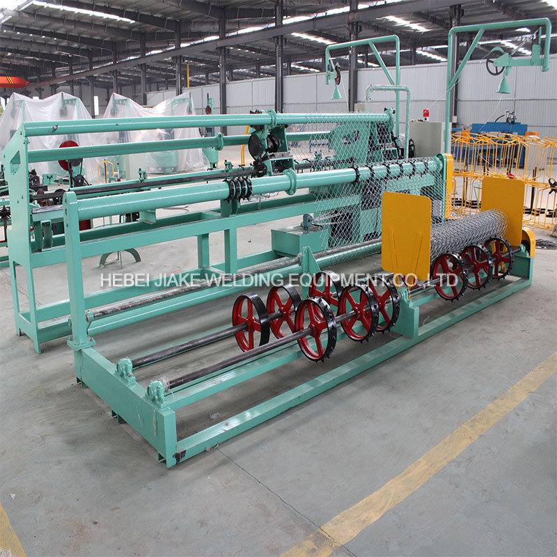 Fully Automatic Double Wire Feeding Chain Link Fence Making Machine
