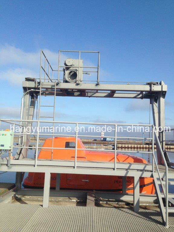 Iacs Approval Fire Retardant Life Boat with Platform Davit