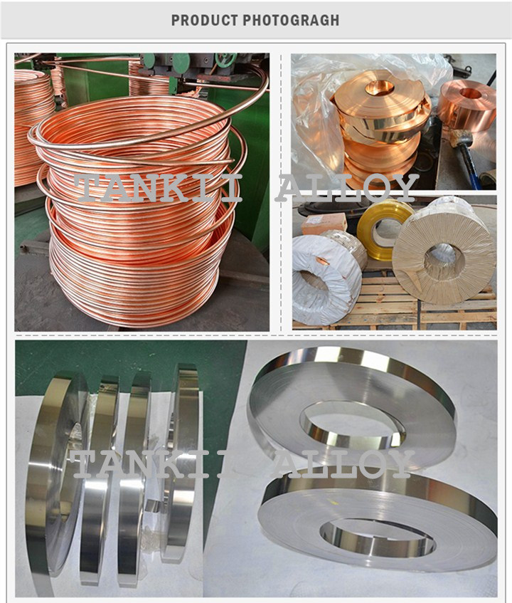 Copper Nickel Alloy Strip/wire/sheet/tube CuNi10fe1