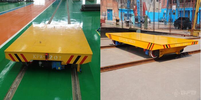 Steel Factory High Quality Motorized Rail Transfer Vehicle for Painting Line Transport