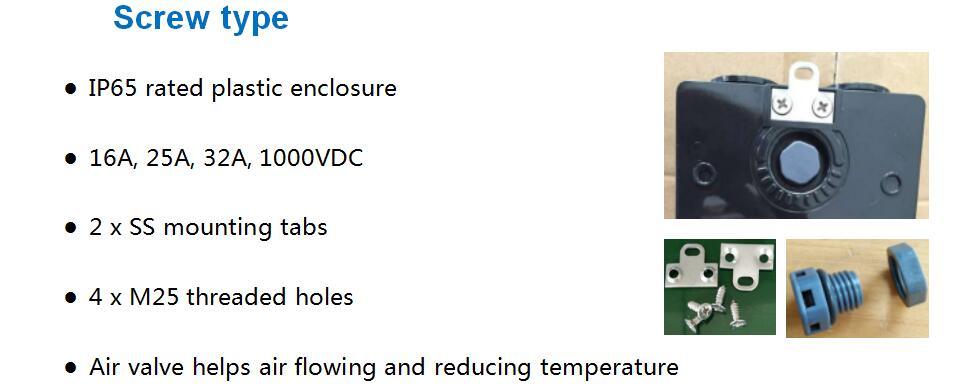 Solar Power 4p 25A DC Isolation Switch