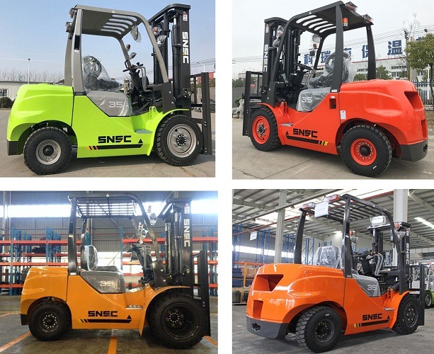 China Japan Isuzu Engine Diesel Forklift 3.5t