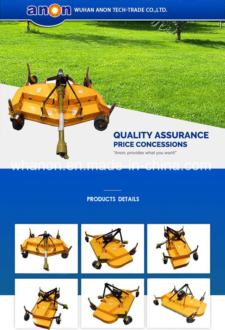 Anon China Cheap Lawn Mower Mounted with Tractor for Sale in Europe