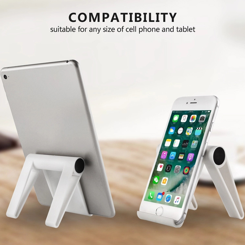 2018 Office Desk Universal Multi-Angle Mobile Holder Folding Plastic Cell Phone Stand for All Phone Pop Mobile Phone Holder